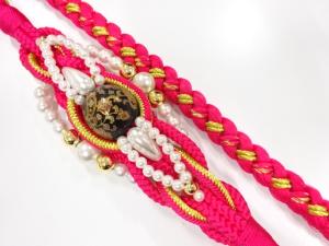 正絹　振袖用　手組帯締め